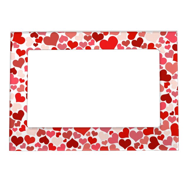 Hearts Magnetic Picture Frame (Front)