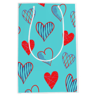Hearts Medium Gift Bag