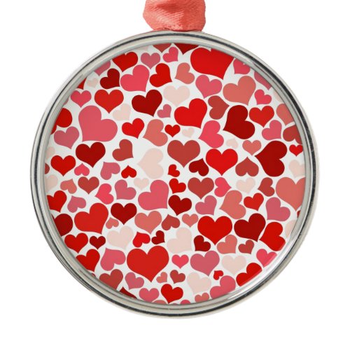 HEARTS METAL ORNAMENT