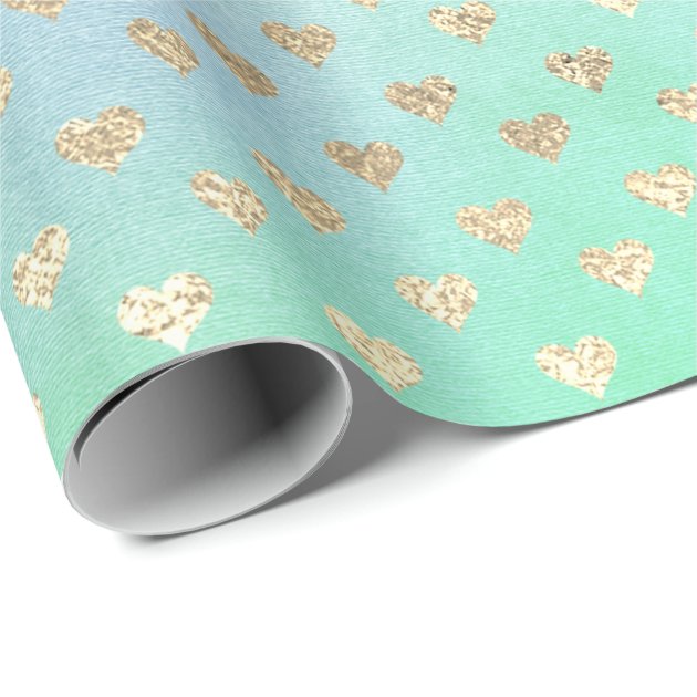 mint green wrapping paper