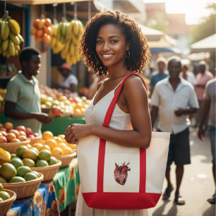 Hearts Mini Tote Bag