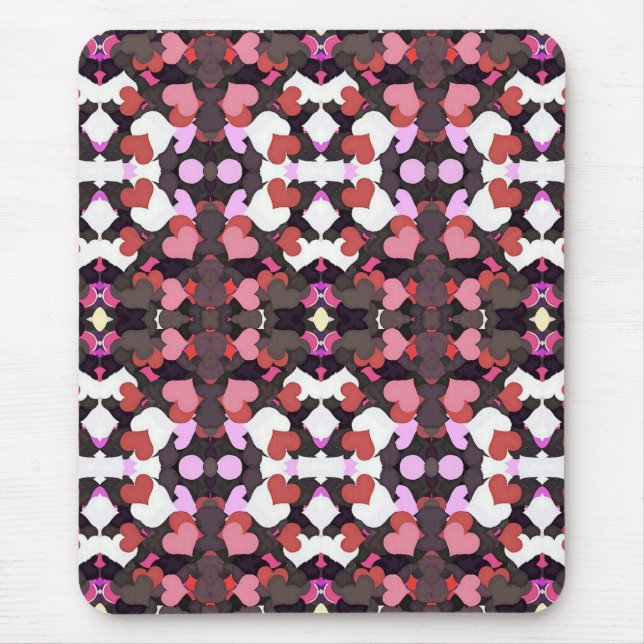 HEARTS  MOUSE PAD (Front)