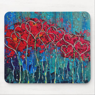 Hearts Mouse Pad