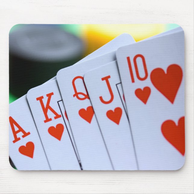 hearts mouse pad (Front)