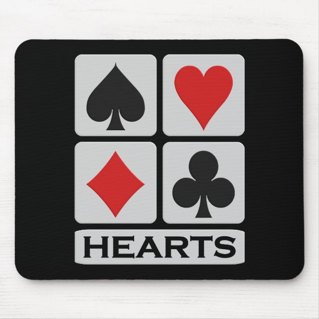 Hearts mousepad (Front)