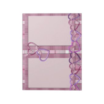 Hearts Notepad | Zazzle