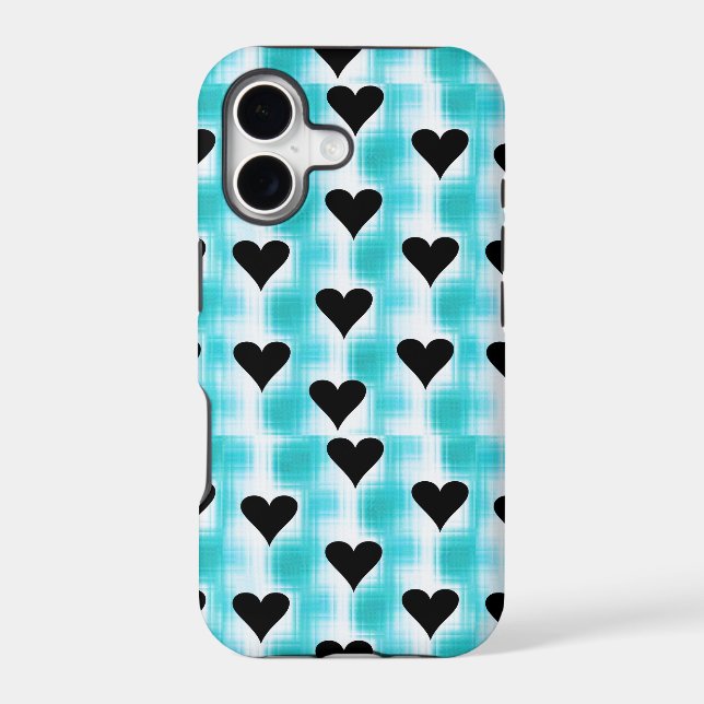Hearts Of Black Iphone Case (Back)