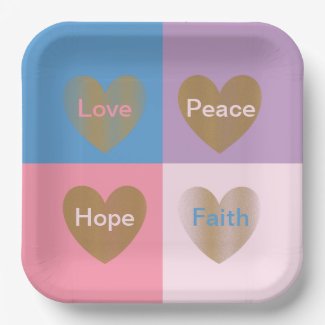 Hearts of Faith Love Hope Peace