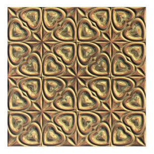 Hearts of Gold Acrylic Print