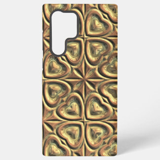 Hearts of Gold Samsung Galaxy S22 Ultra Case