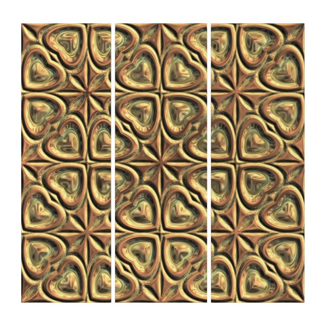 Hearts of Gold Triptych (Front)