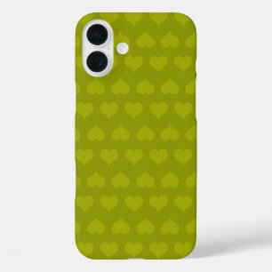 Hearts of Green iPhone 16 Plus Case