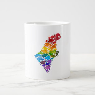 Hearts of Israel Oversized Mug