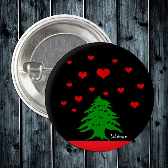 Hearts of Lebanon & Lebanese flag fashion / Love Button (Creator Uploaded)