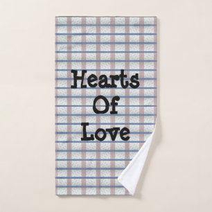 Hearts Of Love Hand Towel