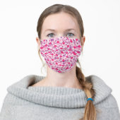 Hearts of Love, Love Patterns Adult Cloth Face Mask (Worn)