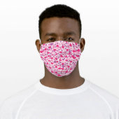 Hearts of Love, Love Patterns Adult Cloth Face Mask (Worn)