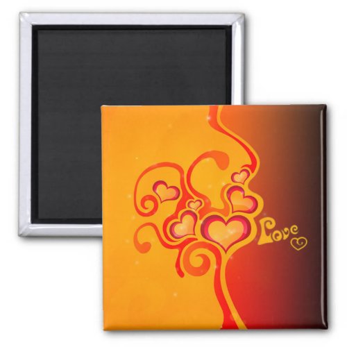 Hearts of Love Magnet