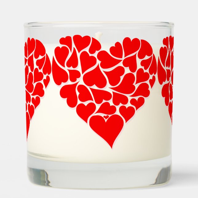 Hearts of Love Scented Candle (Front)