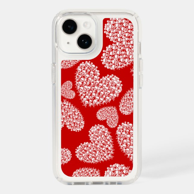 Hearts of Skulls Speck iPhone Case (Front)