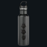 Hearts of the Holy Family Stainless Steel Water Bottle<br><div class="desc">Hearts of the Holy Family</div>