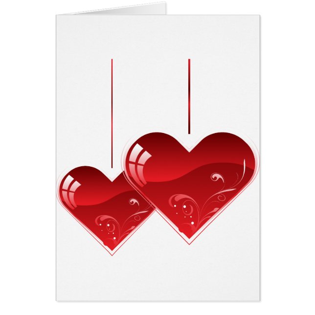 Hearts on a String Cards (Front)