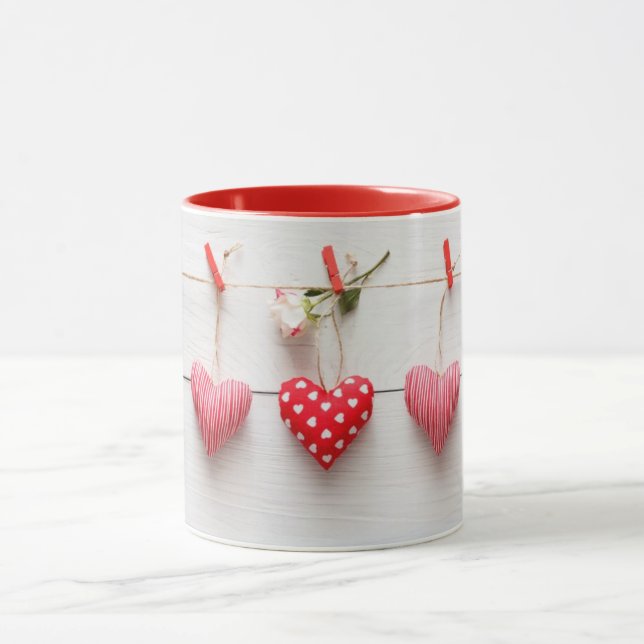**HEARTS ON A STRING** COFFEE MUT MUG (Center)