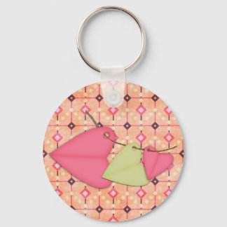 Hearts on a String Keychain