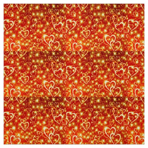 Hearts On Fire Fabric