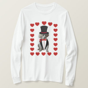 Hearts On Fire For You Poodle Ladies TShirt