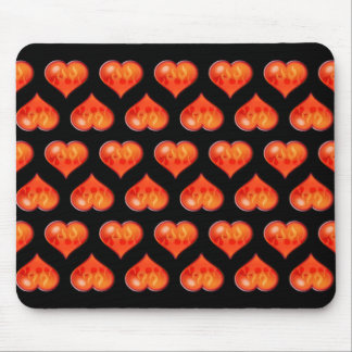 Hearts on Fire Mouse Pad