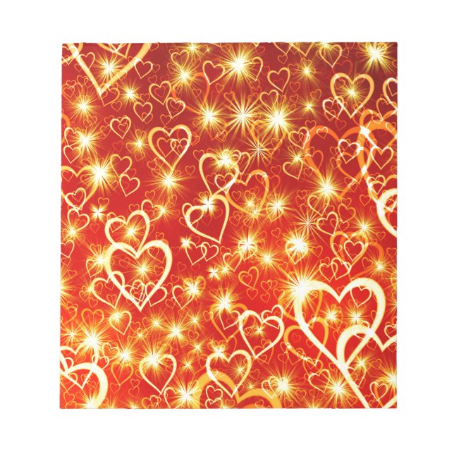 Hearts On Fire Notepad (Front)