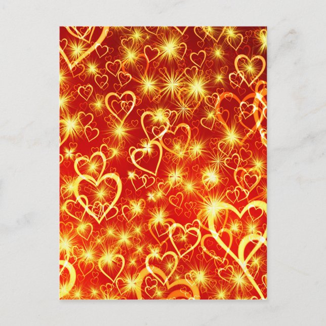 Hearts On Fire Postcard (Front)
