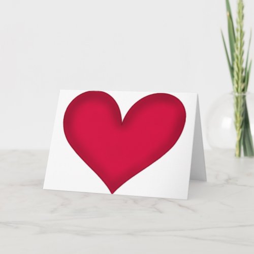 hearts on paper card