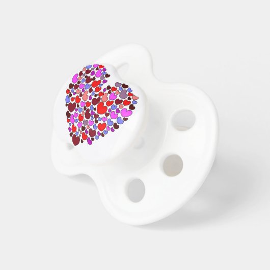Hearts Pacifier (Front Right)