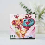 Hearts Painting (Standing Front)