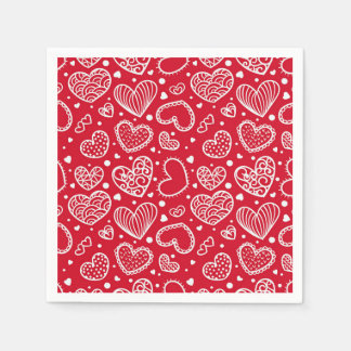 Hearts Paper Napkins