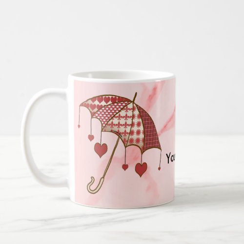 Hearts Parasol mug