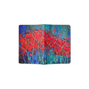 Hearts Passport Holder