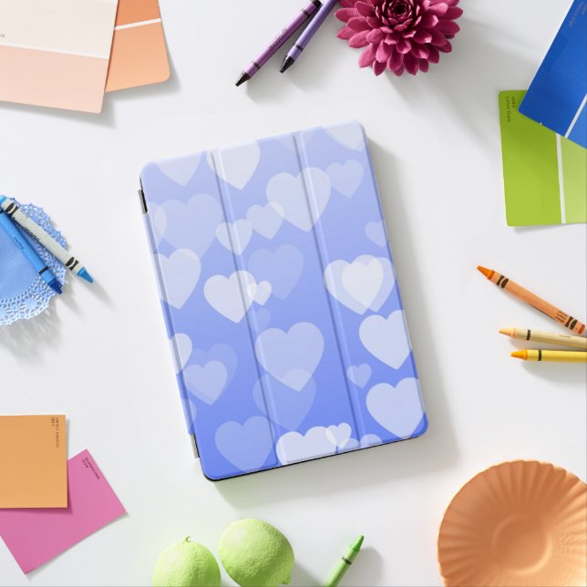 Hearts Pattern 15 iPad Pro Cover (Desk)