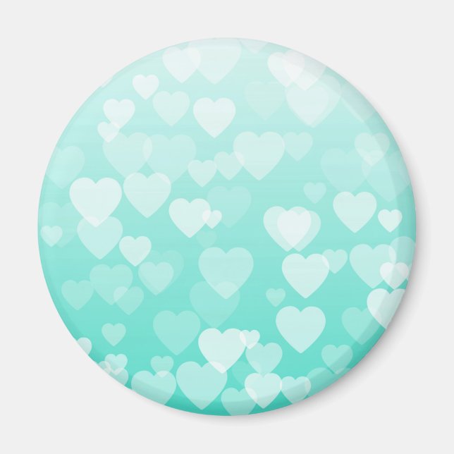 Hearts Pattern 16 Magnet (Front)