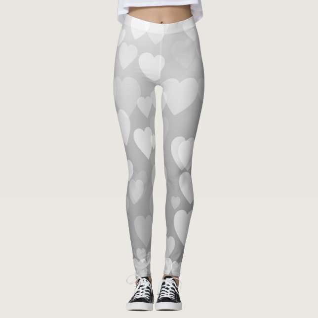 Hearts Pattern 17 Leggings (Front)