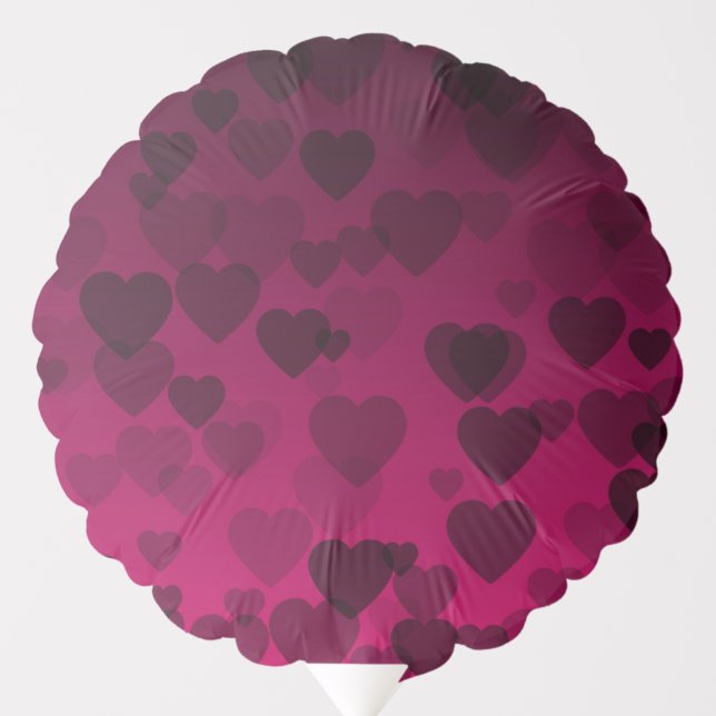 Hearts Pattern 18 Balloon (Front)