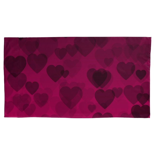 Hearts Pattern 18 Pillow Case (Front)