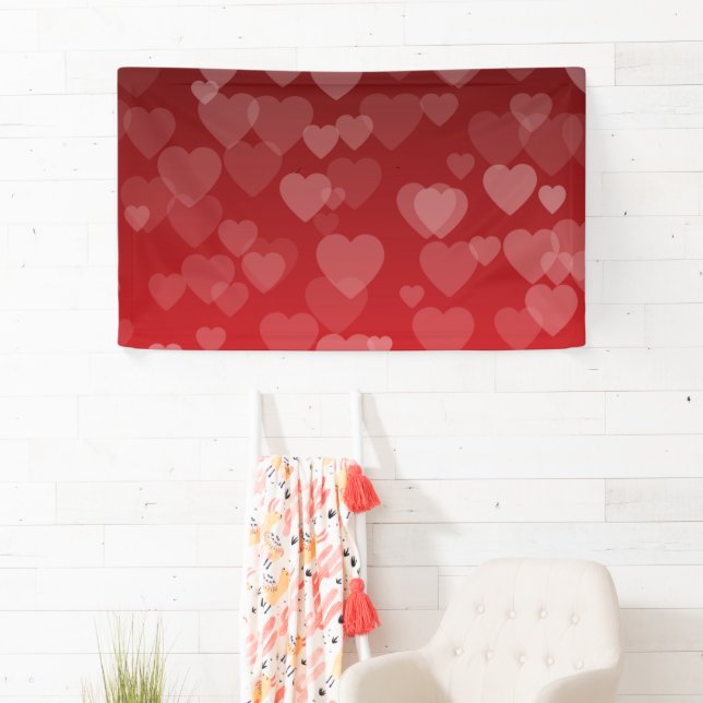 Hearts Pattern 19 Banner (Insitu)