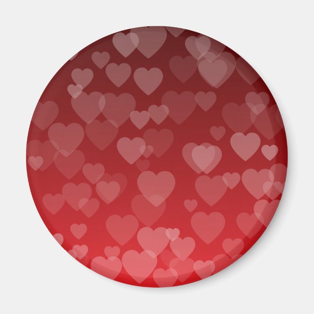 Hearts Pattern 19 Magnet (Front)