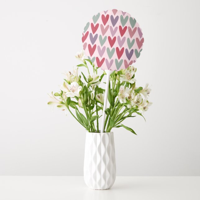 Hearts Pattern 1 Balloon (Vase)