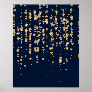 Hearts Pattern 23 Poster