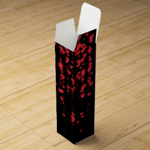 Hearts Pattern 24 Wine Box