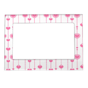 Hearts Pattern 26 Magnetic Frame